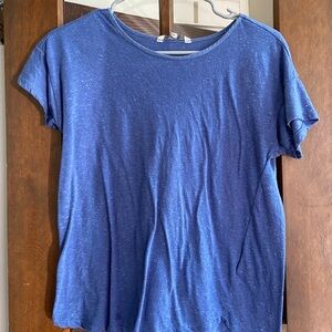 Relaxed Blue Short Sleeve T-Shirt
